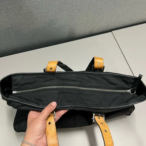 Coach 5173 Nylon Large Black Tote Bag - Picture 6 of 13